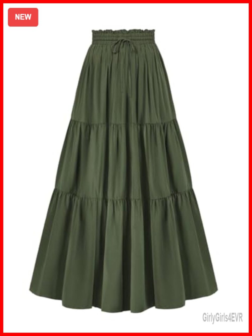 Women's Tiered Maxi Flowy Skirt Renaissance Pirate Long Lightweight